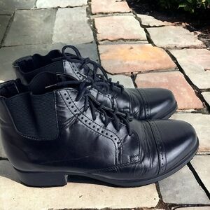 Ariat Horse Riding Boots Women's 6.5 leather black western boho